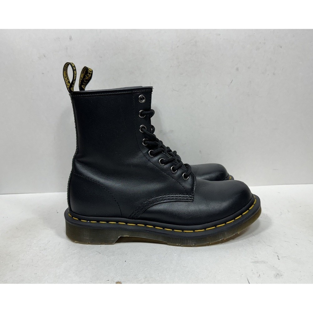 Dr. Martens 1460 Women's Size 7 Black Leather 11821 Ankle Combat Boots